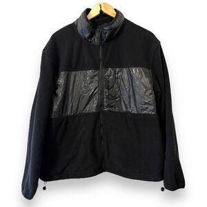 Rains Mens Fleece Jacket Black Size M/L New With Tags